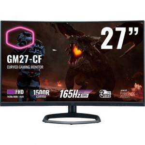 COOLER MASTER GM27-CF Gaming Curved Monitor - 27" FHD (1920 x 1080), VA, Height, Swivel, HDMI, DP, 300 nits, 165 Hz