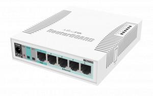 Mikrotik (RB260GS CSS106-5G-1S) Switch - 5 x Gigabit Ethernet Ports, 1 x SFP Port