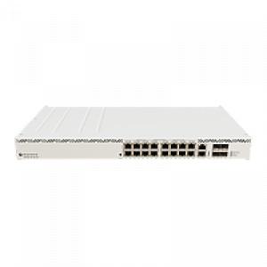 MikroTik CRS320-8P-8B-4S+RM Switch - 17 x Gigabite Ethernet ports, 16 x 1G Ethernet ports with PoE-out, 4 x SFP+ ports, RJ45