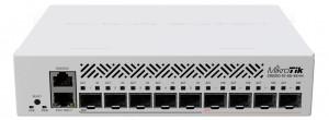 MikroTik (CRS310-1G-5S-4S+IN) Switch - 1 x Gigabit Ethernet port, 5 x SFP ports, 4 x SFP+ ports RJ45