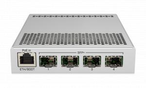 MikroTik (CRS305-1G-4S+IN) Switch - 1 x Gigabit Ethernet port, 4 x SFP+ ports