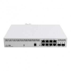 MikroTik (CSS610-8P-2S+IN) Switch - 8 x Gigabit Ethernet ports, 8 x 1G Ethernet ports with PoE-out, 2 x SFP+ ports, PoE-in