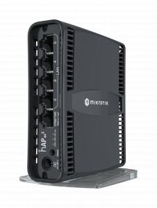 Mikrotik hAP ax² (C52iG-5HaxD2HaxD-TC) Wireless Access Point - Wireless for Home and Office, 5 x Gigabit Ethernet Ports, PoE in and PoE out, Dual-Band support