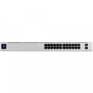 Ubiquiti UniFi (USW-Pro-24) Switch - 24 x Gigabit Ethernet Ports RJ45, 2 x SFP+ Ports 10 GbE