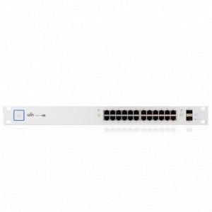 Ubiquiti UniFi (US-24-250W) Switch - 24 x Gigabit Ethernet Ports RJ45, 2 x SFP Gigabit Ethernet, 1 x RJ45 LAN