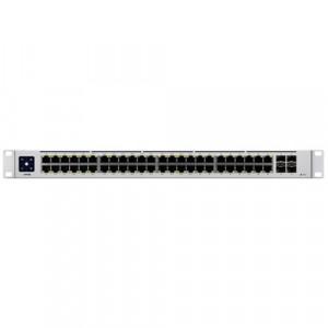 Ubiquiti UniFi (USW-48-PoE) Switch - 16 x Gigabit Ethernet Ports RJ45, 32 x Gigabit Ethernet Ports RJ45 PoE+ (30 W, 802.3at), 4 x SFP Gigabit Ethernet WAN