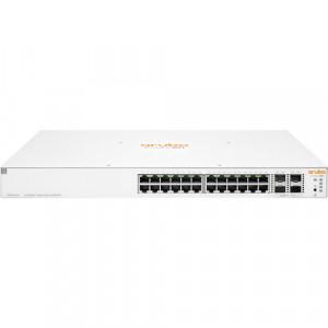 HPE Aruba Instant On 1930 (JL684B) Switch - 24 x Gigabit Ethernet PoE+ Ports RJ45 (30 W, 802.3at), 4 x SFP+ 10 GbE WAN