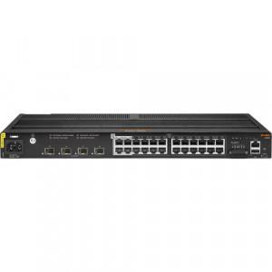 HPE Aruba 4100i (JL818A) Switch - 20 x 100M/1G Base-T PoE+ Ports RJ45, 4 x 100M/1G Base-T PoE++ Ports RJ45, 4 x SFP+ 1G/10G, 1 x USB-C Console, 1 x RJ45 Console, 1 x USB A, 1 x Alarm socke