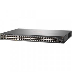 HPE Aruba 2930F (JL262A) Switch - 48 x Gigabit Ethernet PoE+ Ports RJ45, 4 x SFP Gigabit Ethernet Ports, 1 x RJ45 LAN, 1 x Micro-USB