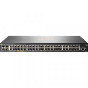 HPE Aruba 2930F (JL256A) Switch - 48 x Gigabit Ethernet port PoE+ ports RJ-45, 4 x SFP+ 1/10GbE ports, 1 x serial (console), 1 x Micro-USB