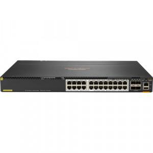 HPE Aruba CX 6300M (JL660A) Switch - 24 x 5 GbE PoE++ Ports RJ45, 4 x SFP 25 GbE WAN, 2 x USB, 1 x RJ45 LAN OOBM port