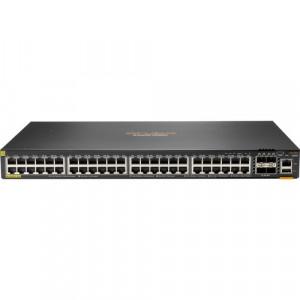 HPE Aruba 6200F (JL728A) Switch - 48 x Gigabit Ethernet PoE+ Ports RJ45, 4 x SFP+ 10 GbE WAN, 2 x USB, 1 x RJ45 LAN OOBM Ports