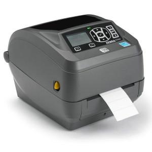 ZEBRA ZD50042-T0EC00FZ Barcode Label Printer - 128MB, 256MB, Thermal Transfer and Direct Thermal, 300 dpi, LCD Display