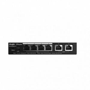 Ruijie (RG-ES206GC-P) Switch - 6 x Gigabit Ethernet port Base-T, 4 x PoE+ ports