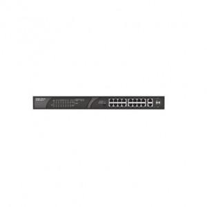 'Product Image: Ruijie (RG-ES118S-LP) Unmanaged Switch - 16 x 10/100 Base-X PoE+ Ports, 2 x Gigabit Ethernet Base-T Ports, 1 x Combo RJ45 port'