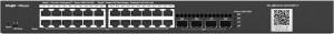 Ruijie (RG-NBS3100-24GT4SFP-P) Switch - 24 x Gigabit Ethernet Base-T PoE+ Ports, 4 x SFP Ports uplink