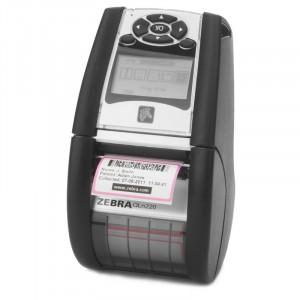 ZEBRA QN2-AUNAEM10-00 Portable Label Printer - 128MB, 256MB, Direct Thermal, 203 dpi, LCD Display