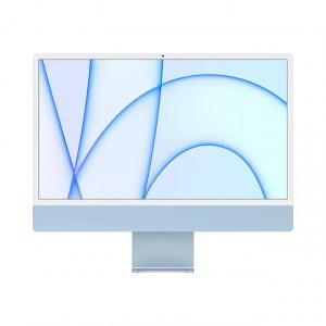 Apple (MGPK3B/A) iMac - M1-8-CORE CPU, 8GB, 256GB SSD, 8-CORE GPU, 24" 4.5K (4480 x 2520), Blue