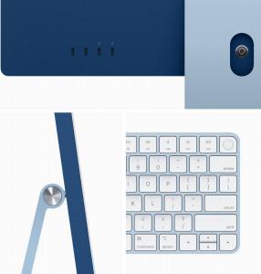 APPLE Z19L00101 iMac - M3 Chip 8-Core CPU, 24GB, 2TB SSD, 10-Core GPU, 24" 4.5K (4480 x 2520) (Blue)