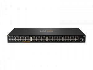 HPE Aruba 2930F (JL558A) Switch - 48 x Gigabit Ethernet PoE+ Ports RJ-45, 4 X SFP+ 1/10GbE Ports