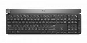 LOGITECH CRAFT Wireless Keyboard - Membrane, 5 million Keystrokes, Unifying wireless technology