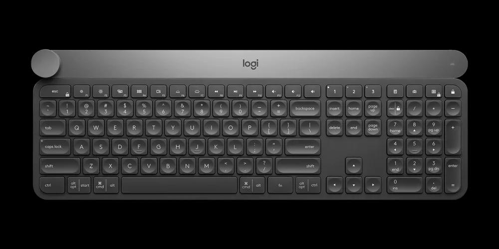 LOGITECH CRAFT Wireless Keyboard - Membrane, 5 million