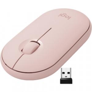 Logitech Pebble M350 Wireless Mouse Rose | 100G, 10.7 x 5.9 x 2.6 cm