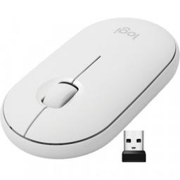 Logitech Pebble M350 Wireless Mouse (White)