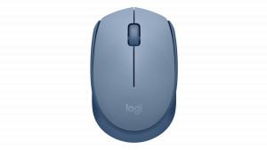 LOGITECH M171 Wireless Mouse - Smooth optical tracking, 1000± DPI, 3 Button, 2.4 GHz wireless (Blue Grey)