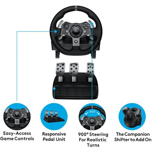 Logitech G920 Driving Force Force-Feedback Racing Wheel Set - Xbox