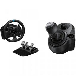 Logitech G G923 TRUEFORCE Sim Racing Wheel and Pedals Kit with Driving Force Shifter (PC, PS4, and PS5)