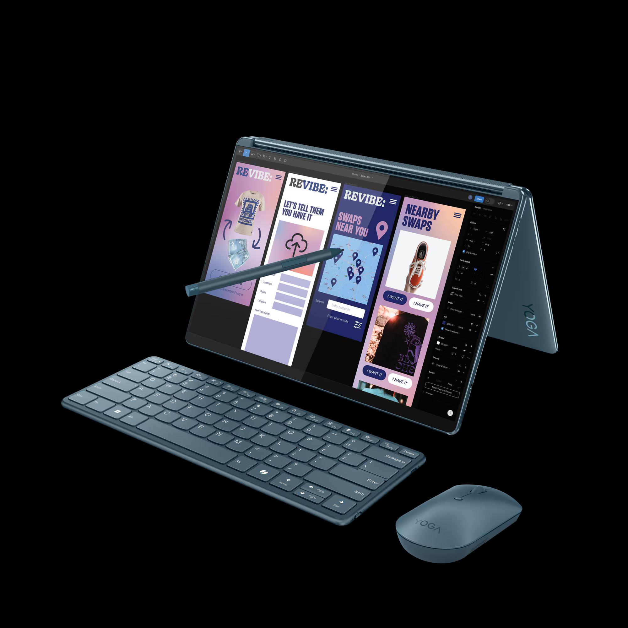 LENOVO YOGA BOOK 9 13IMU9 (2024) Laptop - Series 1 Ultra 7-155U, 16GB, 1TB SSD, 2 x 13.3" 2.8K Touch X360