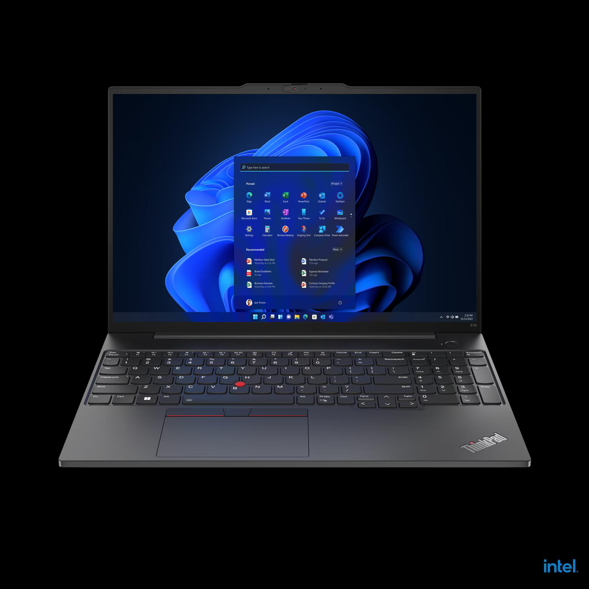 LENOVO THINKPAD E16 GEN 1 Laptop - 13th Gen i5-1335U, 8GB, 512GB SSD, NVIDIA GeForce MX550 2GB, 16" WUXGA