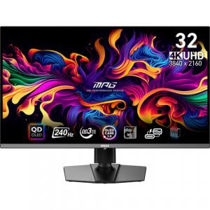 MSI MPG 321URX Gaming Monitor - 32" UHD (3840 x 2160), QD-OLED, Height, Tilt, Rotation, Swivel, HDMI, DP, USB-C, 1000 nits, 240 Hz