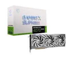 MSI GeForce RTX 4070 Super 12G Gaming X Slim White Graphics Card