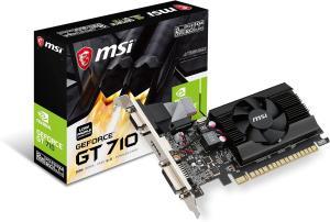MSI GeForce GT 710 2GD3H 4HDMI Graphics Card - 2GB DDR3 64-bit, up to 1600 MHz