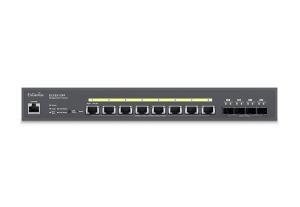 EnGenius ECS5512FP Cloud Managed Switch - 240 Gbps switching Capacity, Throughput up to 119.04 Mpps, 410W PoE Capability, 8 x RJ45, 4 x SFP+