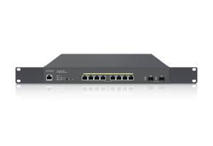 EnGenius ECS2510FP Cloud Managed Switch - 80 Gbps switching Capacity, Throughput up to 41.664 Mpps, 240 W PoE Capability, 8 x RJ45, 2 x SFP+