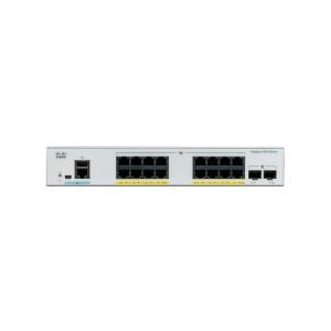 CISCO Catalyst C1000-16T-E-2G-L Switch - 36 Gbps Switching Bandwidth, Throughput up to 26.78 Mpps, 16 x RJ45, 2 x SFP