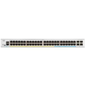 CISCO Catalyst C1300 Managed Switch - 104 Gbps Switching Capacity, Throughput up to 77.38 Mpps, 740W PoE Capability, 48 x RJ45, 4 x SFP
