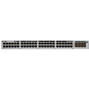 CISCO Catalyst C9300L Managed Switch - 104 Gbps Switching Capacity, Throughput up to 77.38 Mpps, 48 x RJ45, 4 x SFP uplink
