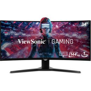 VIEWSONIC VX3418-2KPC Gaming Monitor - 34" WQHD (3440 x 1440), VA LCD, Tilt, Height, HDM, DP, 300nits, 144Hz