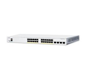 CISCO Catalyst C1300 Managed Switch - 128 Gbps Switching Capacity, Throughput up to 95.23 Mbps, 375W PoE Capability, 24 x RJ45, 4 x SFP