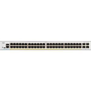 CISCO Catalyst C1200 Manageable Switch - 104 Gbps Switching Capacity, Throughput up to 77.38 Mpps, 375W PoE Capability, 48 x RJ45, 4 x SFP