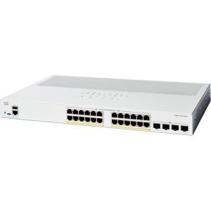 CISCO Catalyst C1200 Manageable Switch - 128 Gbps Switching Capacity, Throughput up to 95.23 Mpps, 195W PoE Capability, 24 x RJ45, 4 x SFP