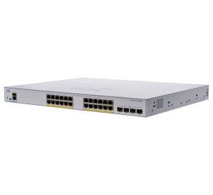 CISCO Catalyst C1000 Manageable Switch - 128 Gbps Switching Capacity, Throughput up to 95.232 Mpps, 370W PoE Capability, 24 x RJ45, 4 x SFP+