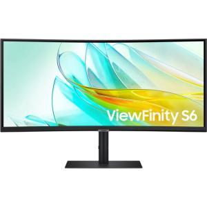 SAMSUNG VIEWFINITY S65UC Curved Ultrawide Monitor - 34" QHD (3440 x 1440), VA, Height, Tilt, Swivel, HDMI, DP, USB-C, 350nits, 100Hz