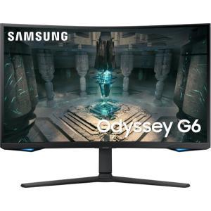 SAMSUNG ODYSSEY G6 Curved Gaming Monitor - 27" QHD (2560 x 1440), VA, Height, Tilt, Swivel, Pivot, HDMI, DP, 350nits, 240Hz