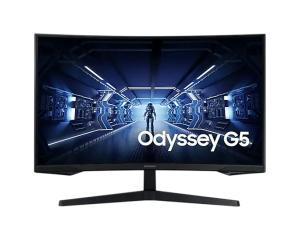 SAMSUNG ODYSSEY G55T Curved Gaming Monitor - 27" QHD (2560 x 1440), VA, Tilt, HDMI, DP, 300 nits, 144Hz