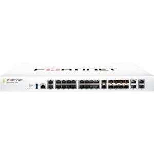 Fortinet FortiGate 100F NGFW Manageable Firewall - 20 Gbit/s Firewall Throughput, SHA-256, AES (256-bit), 500 VPN, 22 x RJ45 Ports, 10 x Expansion Slots | FG-100F-BDL-950-60